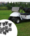 Easy Install Golf Cart Protection Panel Repair Kit No Fuss Replacement Parts For Multiple Models Lightweight Recyclable Materials Quick Setup Outdoor Ready shown with golf cart on grass