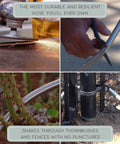 Heavy Duty Yet Lightweight Metal Garden Hose Lite 50 Ft Kink-Proof Stainless Steel Casing in various outdoor scenarios