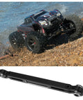 Beefy Front Solid Aluminum Steering Toe Links For RC Cars, 1 Pair, MMX49T01, Compatible With Mini Maxx Models, a black aluminum front toe link for off-road RC steering