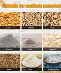 Image showing corn, wheat, rice, cement, sand, sawdust, feed, flour, plastic pellets suitable for 2000W Heavy Duty Screw Conveyor And Electric Auger Feeder Workhorse For Grain And Material Transfer Portable Suction Pump For Cement Sand Fertilizer 220 To 440 Lbs Per Minute Flexible Hose Included For Farm And Industrial Use.