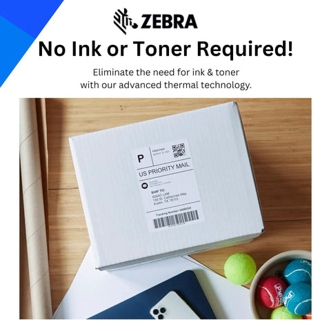 Top Notch Direct Thermal Industrial Printer With 203 Dpi Resolution 4 Inch Width For Crisp Barcodes USB And Ethernet Ports No Sweat Setup Perfect For Busy Warehouses And Retail Shops Straight Shooter Durability Guaranteed with shipping box labeled.