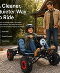 Electric Go Kart For Teens And Adults With 48V 2000W Motor, Off Road Adrenaline Ride Reaching 31 MPH in garden setting