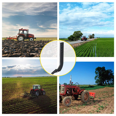 Heavy Duty 18 Inch Box Blade Scarifier For Tractors Four Hole Scraper Ripper With fields and tractors in use