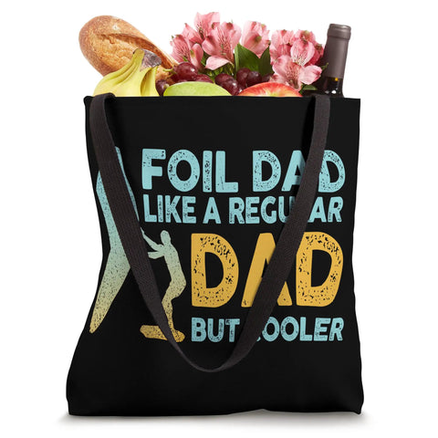 Retro Wing Foil Tote Bag For Wingsurfing And Wingboarding Fans Dope Foil Dad Inspired Vintage Style Carryall For Men