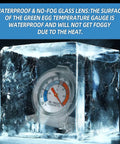 5 Pack Refrigerator Thermometers With 2 Inch Dial, Stainless Steel, Mechanical No Battery Readout, Hanging Or Standing Mount, Perfect For Fridge And Cooler, -20 To 80 F And -30 To 30 C With Red Indicator, Quick Clear Temperature Check, waterproof glass lens