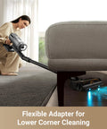 Game Changing Cordless Vacuum Cleaner With 850W Motor And 90 Minute Runtime Kicks Out Stubborn Pet Hair and Deep Grit for corner cleaning.
