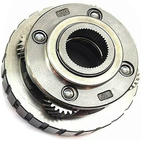 Close-up of Rear Planetary Gear Set With Rear Ring Gear Sun Gear Hub Washers And Bearings For GM 4L60E 4L60 4L65E 4L70E Transmissions