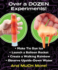 Image showing hands holding science experiments from the Ultimate Science Lab Kit For Kids And Teens Ages 8 And Up With Over 40 Hands On Experiments And All Materials Included Zoom Ooze And Explore So You Can Hypothesize Measure And Record Results In A Safe Fun Learning Experience.