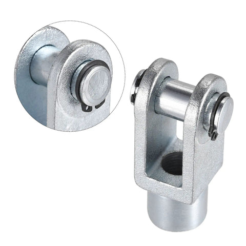 Air Cylinder Rod Clevis End Y Connector 78mm Length With M16x1.5 Female Thread 63mm Bore Pneumatic Fittings 2 Pack Durable Alloy Construction For SC Standard Cylinders, alloy clevis joint