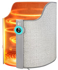 Under Desk Space Heater for Office and Home, Quiet Electric Foot and Leg Warmer With Heated Floor Mat, Personal Panel