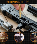 Dead Nuts Precise Torque Screwdriver Featuring Audible Click Factory Calibration 10 To 70 Inch Pounds in use on firearm for gunsmithing.