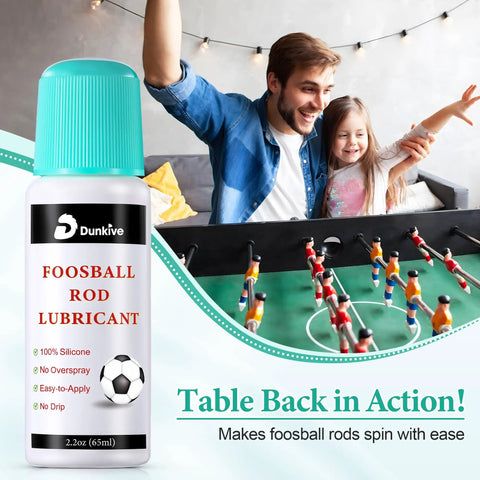Rod Lubricant For Foosball Tables With 100 Percent Silicone No Spill Applicator Helps Reduce Friction Between Rods And Bearings