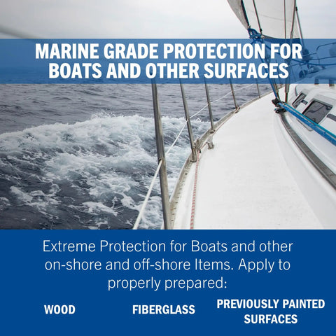 Sailboat with Marine Flat Boat Bottom Antifouling Paint For Fiberglass, Wood And Steel With Copper Release, ocean view