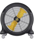 Kick Serious Heat To The Curb With This Heavy Duty 42 Inch Portable Barrel Fan Pumping 11044 Cfm Industrial Floor Cooling via a smooth variable speed EC motor.