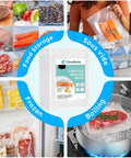 Heavy Duty Vacuum Sealer Bags For Food Storage 6x10 Inch Pint Size 100 Count Pre Cut BPA Free Textured Bags For Meat Cheese