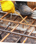 Worker using Portable Tie Tool With Hook For Quick Fence Tying On Job Sites Pro Grade Wire Twisting Tool With Textured Grip