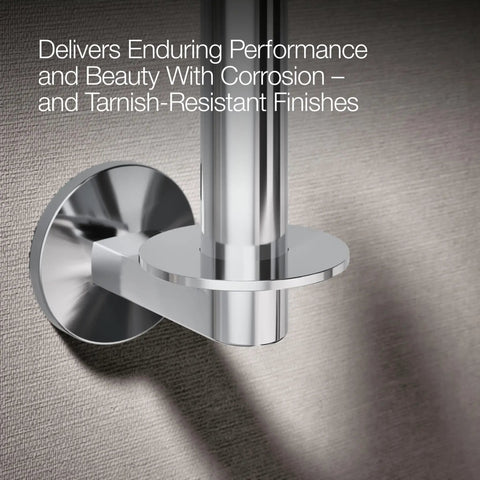 Close-up of Components Vertical Toilet Tissue Holder with premium metal construction and corrosion resistant finish.