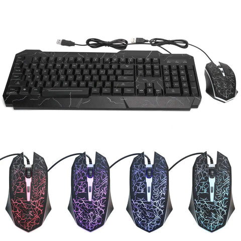 Top Tier Wired Gaming Mechanical Keyboard With Fire Rgb Backlit Lighting And Clutch Ergonomic Layout Featuring Beast Mode Anti Ghosting Plus Smooth Multimedia Keys For Pcs with RGB mouse set.