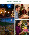Solar Garden Lights Firefly And Starburst Swaying Lights Four Pack Waterproof Outdoor Decor for yard patio pathway and lawn