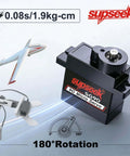 Beefed Up Mini Servo Set With Metal Gear And Shaft 9g Digital Micro Servo 1.9 Kg Cm Torque for RC planes and robots
