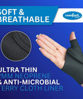 Thumb CMC Abduction Splint With Moldable Wrap And Thermoplastic Insert For Abduction Support - Right Hand Large Comfy Cool Design