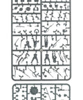 Japanese Army Infantry Platoon 28mm Plastic Miniatures sprue with unassembled World War II figures and weapons for Bolt Action war gaming.