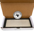 Diamond Lapping Plate 220 Grit for Flattening Waterstones and Sharpening Blades Ultra Flat to Under 0.0005 Inches Made in USA