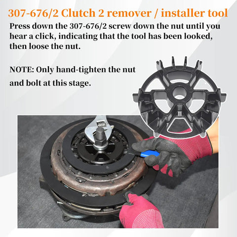 Pro Grade Dry Dual Clutch Transmission Removal And Installation Tool Kit For Ford Focus Fiesta Transit Connect 2019 And B MAX DPS6 Compatible Heavy Duty DIY Friendly Professional Alignment Tools used on clutch assembly