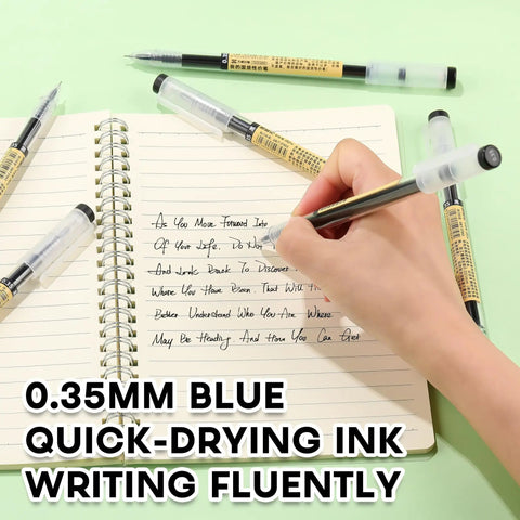 Japanese Style Gel Pens 0.35mm Extra Fine Point No Smudge Quick Dry For Journaling Planners And Thin Notebook Paper