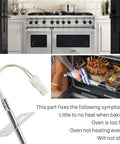 Upgraded Temperature Sensor Probe For Range Ovens Easy Install Plug-N-Play Ready And Precise Readouts Compatible With Samsung And LG