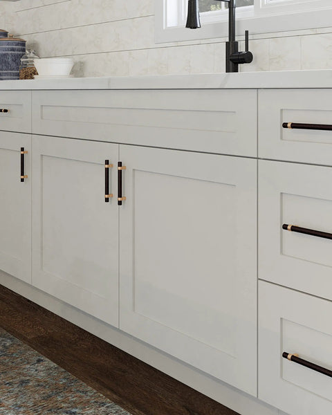 36 Inch White Corner Kitchen Cabinet With Dual Lazy Susan Spin Shelves And Smooth Operator Soft Close Doors Big Time Storage Solutions No Nonsense Daily Setup, showing smooth surface and modern handles.