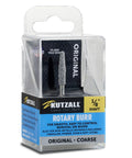 Coarse Taper Rotary Burr 1/8 Inch Shaft Wood Carving Bit For Dremel Foredom DeWalt Milwaukee Abrasive Tungsten Carbide, packed in box