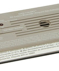 35 Series Dual LP CO Alarm Flush Mount Brown Finish Universal Fit For RVs And Homes, showing front view with wiring.