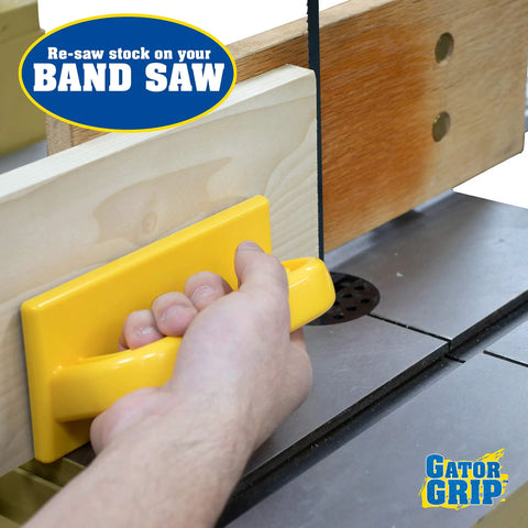 Jointer Push Blocks For Woodworking Pro Grade Safety on bandsaw with no slip grip in woodworking process