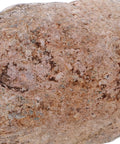 Close-up of natural stone from Dope Irregular Pebble Stone Cabinet Handles With Brass Base For Furniture And Home Decor Vintage Style