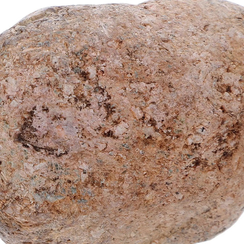 Close-up of natural stone from Dope Irregular Pebble Stone Cabinet Handles With Brass Base For Furniture And Home Decor Vintage Style