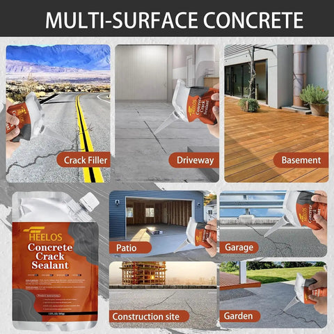 Darn Solid Beefy Two Pack Concrete Crack Filler And Heavy Duty Cement Sealant With High Elasticity Self Leveling Waterproof Caulking Glue For Driveway Patio Sidewalk Repair Grey in multi-surface applications