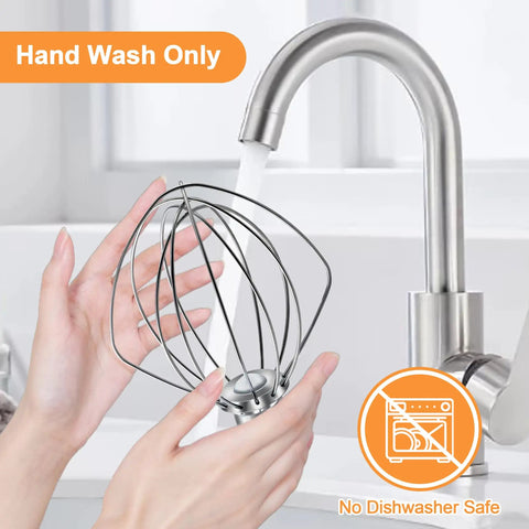Wire Whip For Tilt Head Stand Mixer Accessory Replacement Egg Cream Stirrer Great For Whipping Egg Whites Stainless Steel Hand Wash Only