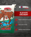 Youth Archery Bag Target For 18 Pound Practice with animal design, field point arcade target, suitable for 30 pound bows.