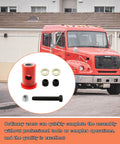 Shifter Isolator Bushing Kit For Heavy Duty Truck Transmissions Replaces K3399 K23311E set with red truck background