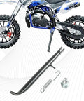 Dirt Bike Stand For Dirt Pit Bikes And Mini Bikes With Spring, Motorcycle Kickstand For 70cc 90cc to 200cc Engines, includes spring and nail kit