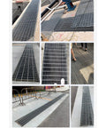 Heavy Duty Galvanized Steel Drain Grate Cover For Outdoor Drainage, Anti Slip Metal Sewer Strainer That Prevents Clogs