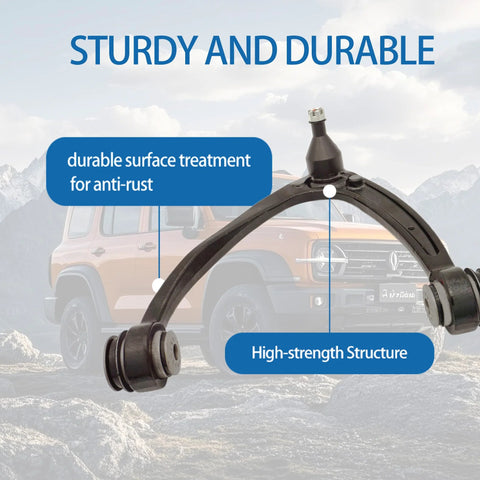 Front Upper Left And Right Control Arm With Ball Joints Suspension Kit For 2007 2014 GM Silverado Sierra 1500 Avalanche Suburban Tahoe Yukon Escalade 10 Pcs Heavy Duty Replacement shown with durable features.