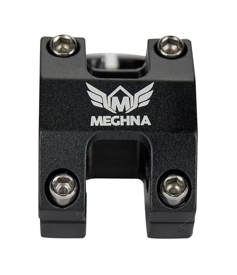 Short 22.2mm Bike Stem 35mm Reach For Mountain Road BMX, 6061 Aluminum Alloy Super Light Handlebar Stem front view