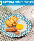 Sturdy 8.5 Inch Disposable Paper Plates 150 Count For Holidays Parties Picnics And Everyday Meals Heavy Duty Dinnerware