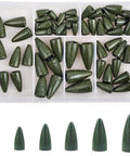 Bullet Shape Fishing Sinkers Lead Bullet Sinker Worm Weights 55 Piece Box Kit for Bass Fishing Texas Rig Carolina Rig Slip Sinker Tackle