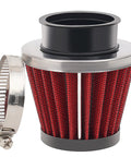 Universal 42mm Air Filter For Pod And 150cc To 250cc Motorcycles Scooters ATVs Dirt Bikes Go Karts Quad Bikes Fits 50cc 70cc 90cc 110cc 125cc Models Easy Install High Performance Filtration