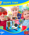 Adventure Travel Cake Topper Set For Party Decor All In One Travel Themed Cupcake Toppers With Suitcase Boxes Mini Camera Airplane