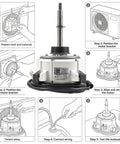 Installation steps for High-Performance Brushless DC Air Conditioner Motor Replacement ZKFN-120-8-2