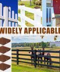 8 Pack 4x4 Aluminum Pyramid Post Caps Brown for All Weather Outdoor Fence and Deck Posts 3.5 x 3.5 to 3.625 Inch Includes 16 Screws